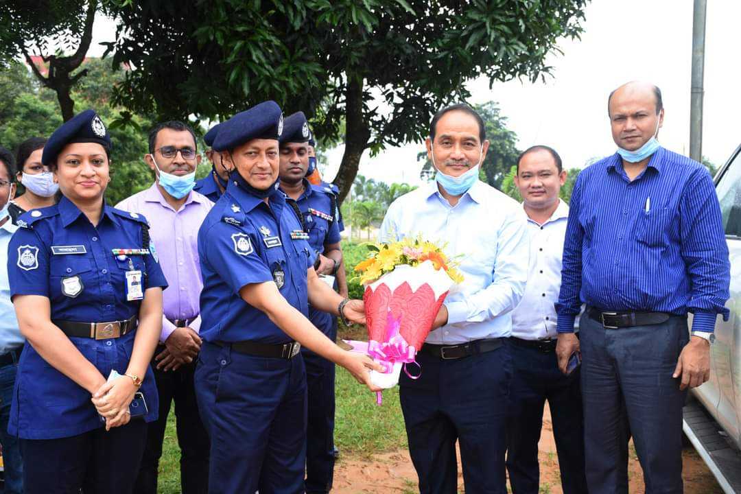 উন্নয়ন বোর্ড চেয়ারম্যানের রাংঙ্গামাটি নিউ পুলিশ লাইন্স (সুখীনীলগঞ্জ) পরির্দশন