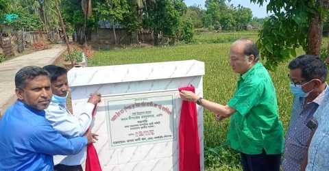 বাঘাইছড়ি পৌরসভার বাস্তবায়িত কাজের উদ্ভোধন করেন দীপংকর তালুকদার এমপি