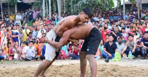 জীবঙ্গছড়ায় বলি খেলায় চ্যাম্পিয়ন বরাদমের রুবেল চাকমা