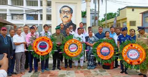 যথাযোগ্য মর্যাদায় বাঘাইছড়িতে জাতীয় শোক দিবস পালিত