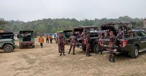 নির্বাচনী সরঞ্জাম পাঠানো সম্পন্ন বাঘাইছড়ির ৩৯ কেন্দ্রে