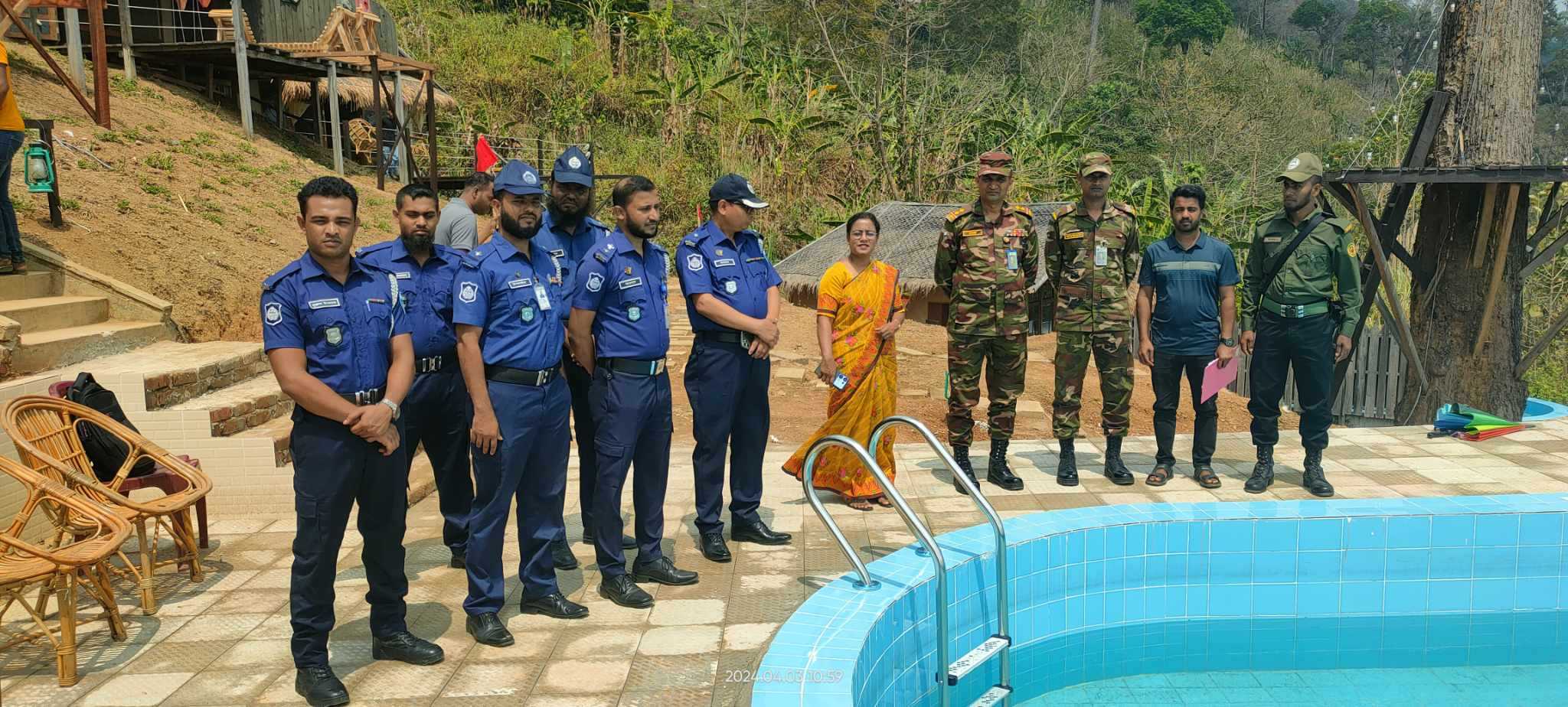 সাজেকে পাহাড় কেটে সুইমিং পুল  তৈরি করায় মেঘপল্লী রিসোর্টকে ২ লাখ টাকা জরিমানা